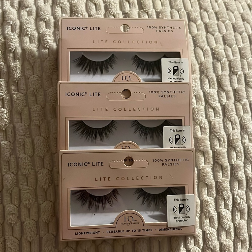 🍀 5/$20 3 pairs House of lashes 100% synthetic falsies